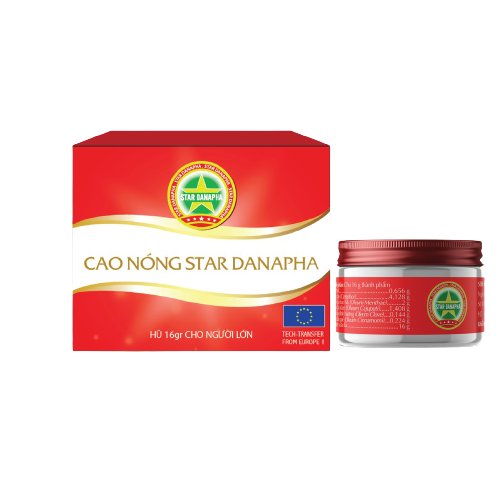 Cao Nóng Star Danapha (Lọ/16g)