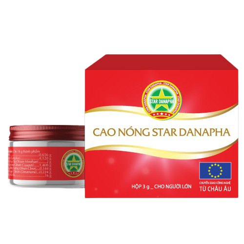Cao Nóng Star Danapha (Lọ/3g)