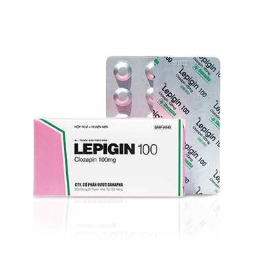 Lepigin Clozapin 100mg Đà Nẵng (H/100v)