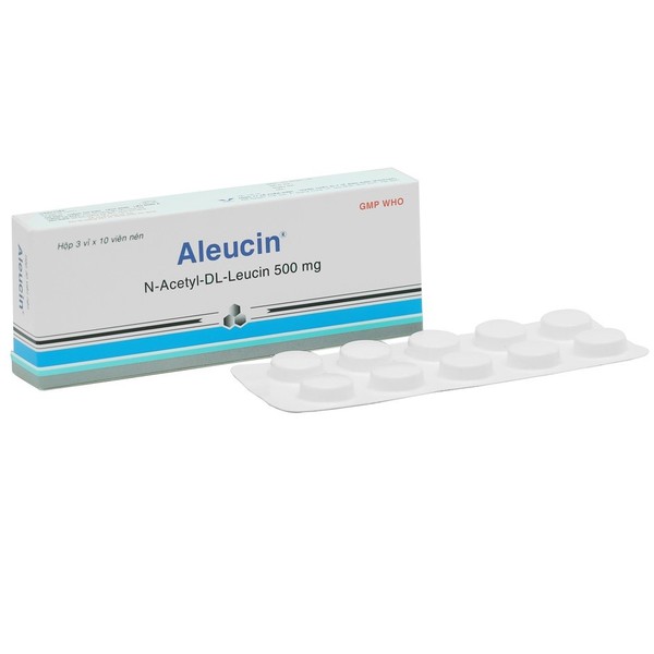 Aleucin 500mg Acetyl Dl Leucine Bình Định (H/30v) date 12/2025