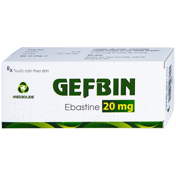 Gefbin Ebastin 20mg Medisun (H/30v)