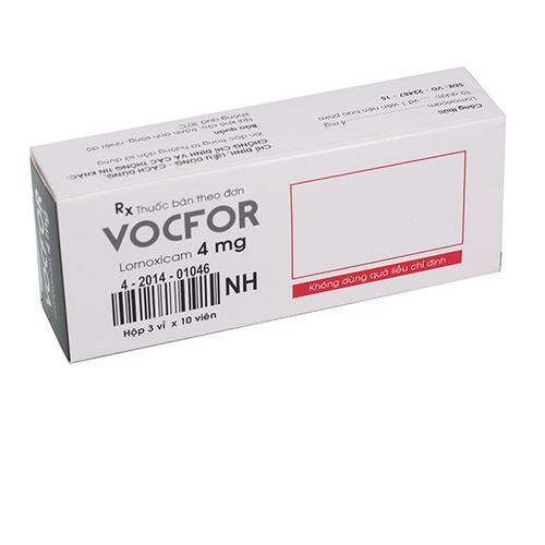 Vocfor 4mg Medisun (H/30v)