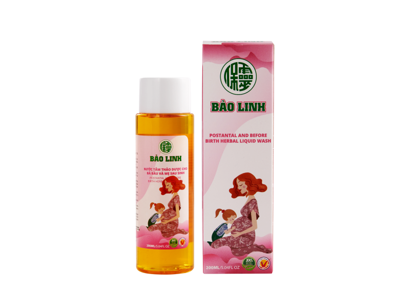 Bảo Linh Nước Tắm Thảo Dược Cho Bà Bầu Và Mẹ Sau Sinh (Chai/200ml)