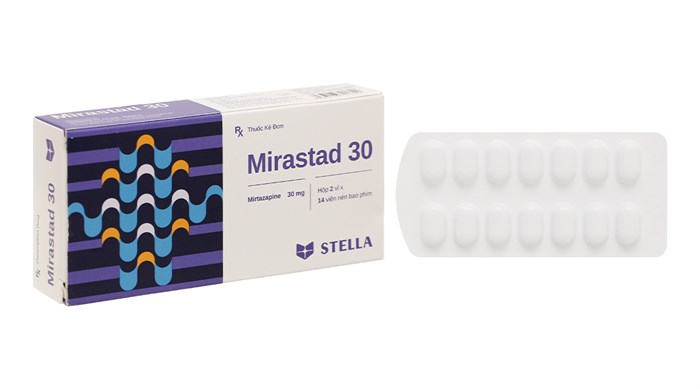 Mirastad Mirtazapine 30mg Stella (H/28v)