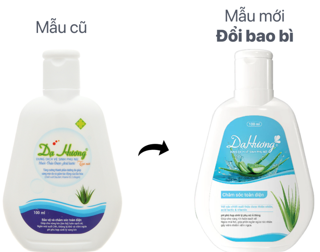 Dạ Hương Nha Đam Chăm Sóc Toàn Diện  Hoa Linh (Lọ/100ml) xanh dương 