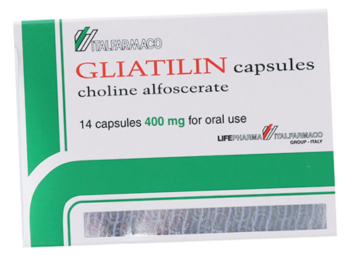 Gliatilin Capsules Choline Alfoscerate 400mg Italy (H/14v)