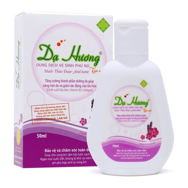 Dạ Hương Tím Dung Dịch Vệ Sinh Phụ Nữ Không Vòi Hương Hoa Lavender (Lọ/100ml)