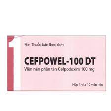 Cefpowel 100 DT Cefpodoxim 100mg Ấn độ (H/10v) 