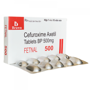 Fetnal 500 Cefuroxime Axetil 500mg Ấn Độ (H/10v) date 10/2027