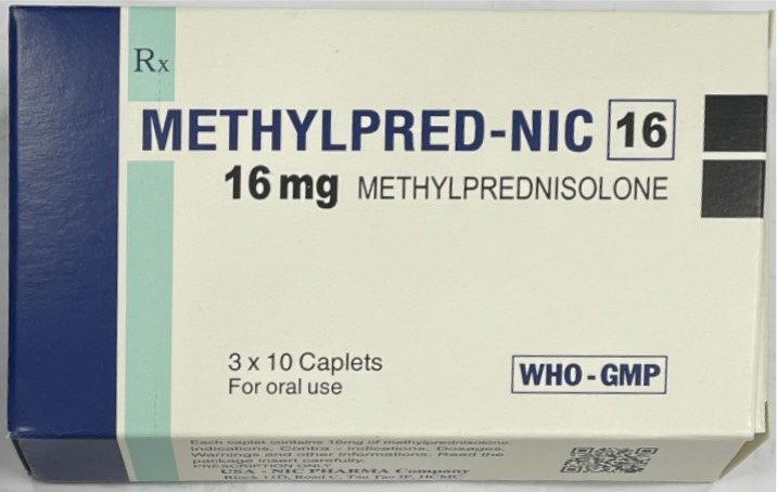 Methylprednisolone 16mg NIC (H/30v)