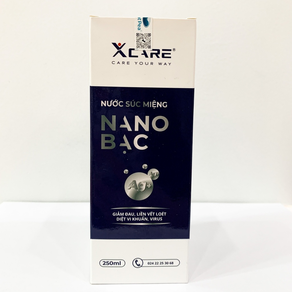 X Care Nano bạc Nước súc miệng Giant Pea (Chai/250ml)