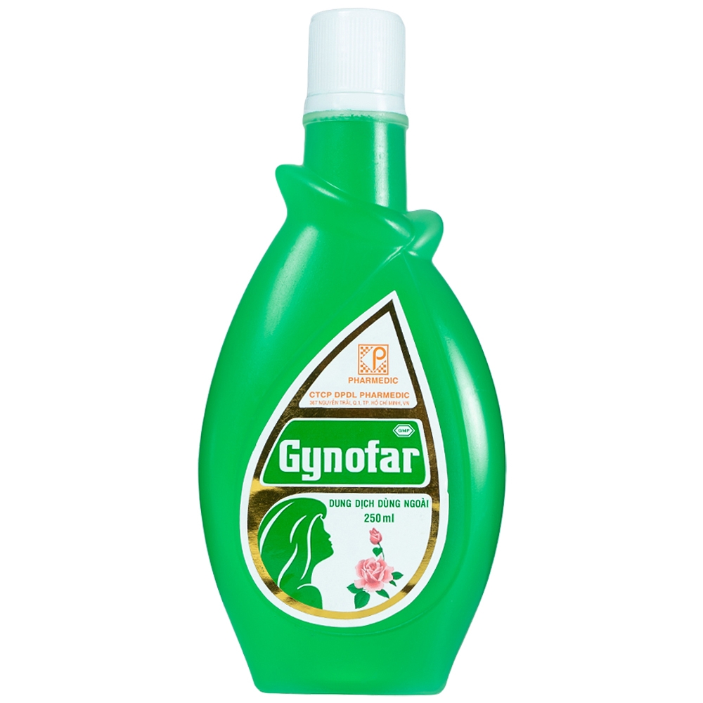 Gynofar 250ml Dung Dịch Vệ Sinh Pharmedic (Chai/250ml) Date 09/2024