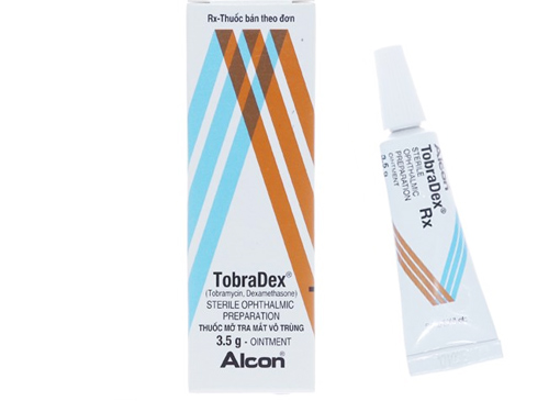 Tobradex mỡ mắt Alcon (Tuýp/3.5g) Date 08/2026