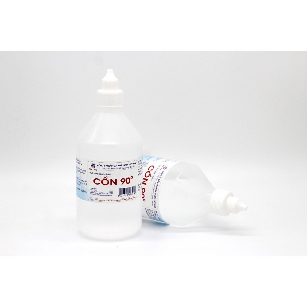 Cồn 90 Hóa Dược (Chai/500ml)