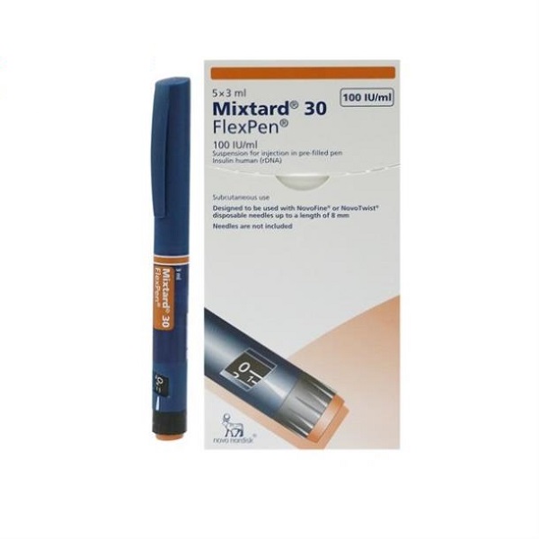 Mixtard 30 FlexPen 100 IU Bút Tiêm Novo Nordisk (Bút)  date 12/2026