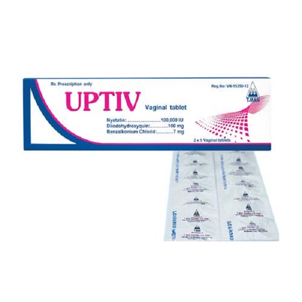 Uptiv vaginal Viên đặt phụ khoa Thái Lan (H/10v)