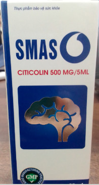 SMASO Citicolin 500mg/5ml Siro Mediplantex (Lọ/60ml) Date 02/2026