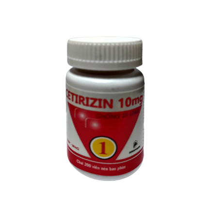 Cetirizin 10mg Đồng Nai (Lọ/200v)