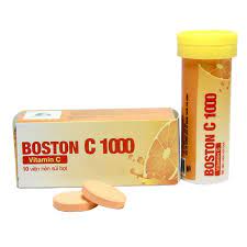 Boston C 1000 Vitamin C sủi Boston (Tuýp/10v)