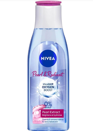 Nivea Tẩy Trang Pearl Radiant Nắp Hồng (Chai/200ml)