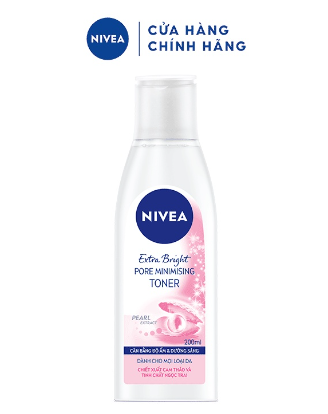 Nivea Extra Bright Pore Minimising Toner Nước Hoa Hồng (Chai/200ml)