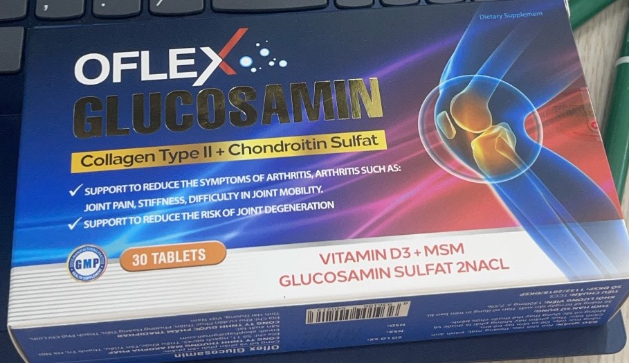 Oflex Glucosamin Collagen Typell Okopha Pháp (H/30v)