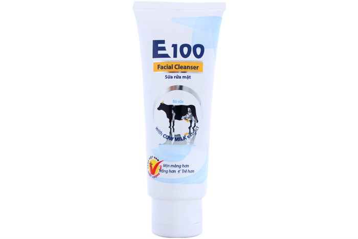 Sữa rửa mặt E100 Bò 80ml (Tuýp/80ml)