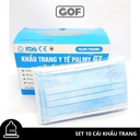 [T05542] Khẩu trang y tế 4 lớp palmy G7 màu xanh ( Hộp 50 cái)