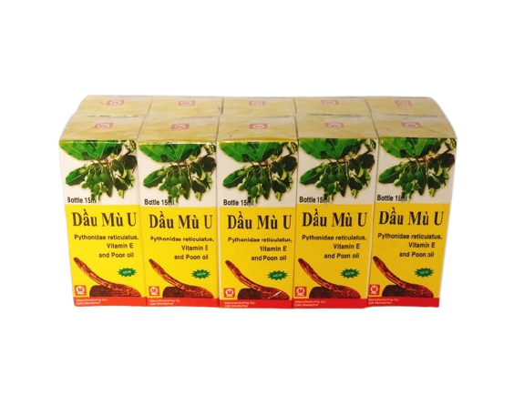 Dầu Mù U dược phẩm Quang Minh 15ml (Cọc/10lọ/15ml)