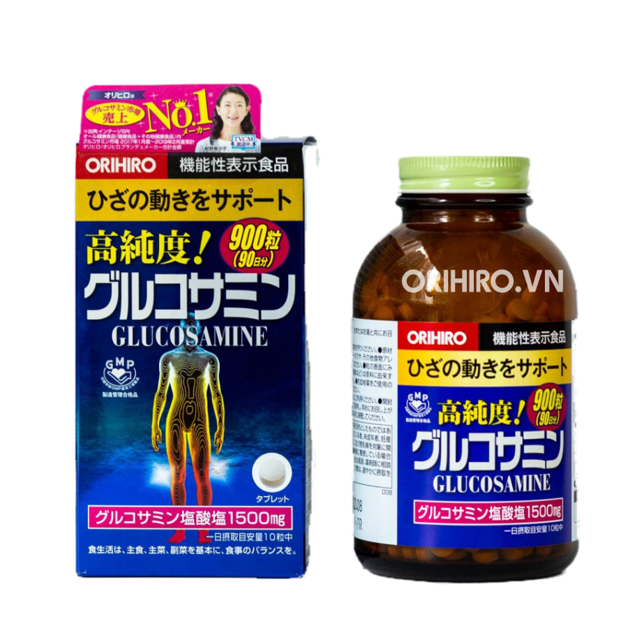 Glucosamine Orihiro 1500mg GMP (H/1Lọ/900v)