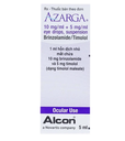 [T05573] Azarga Brinzalamid/Timolol 5ml Nhỏ Mắt Novartis (Lọ/5ml) 