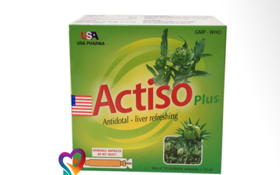 Actiso plus Mát Gan Giải Độc Lợi Tiểu Mediusa (H/10o/10ml)