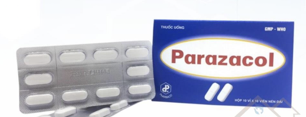 Parazacol Paracetamol 500 mg Pharbaco (H/100viên)