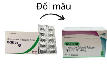 OCID Omeprazole 20mg Ấn độ (rẻ)(H/100v)