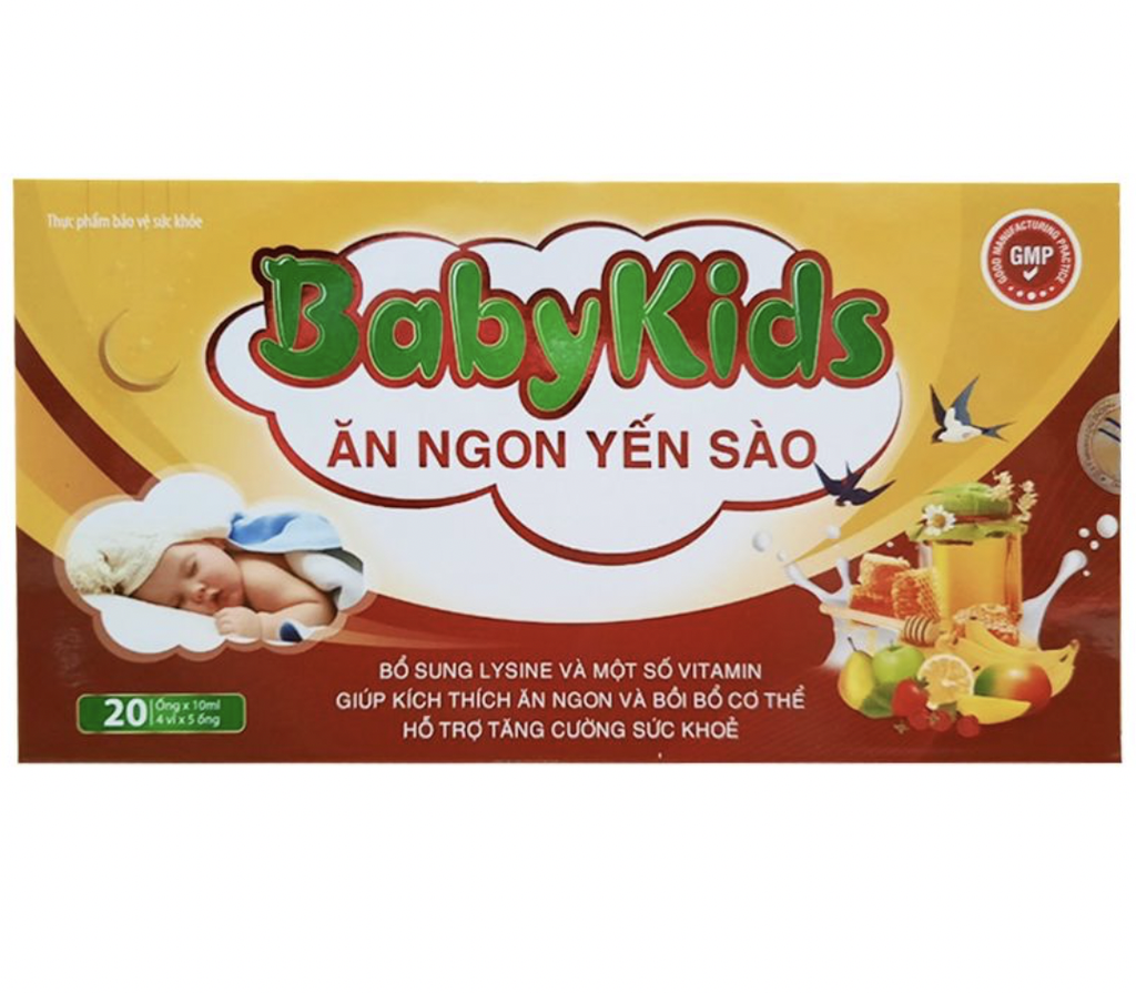 Babykids Ăn Ngon Yến Sào Trường Thọ (H/20o/10ml) Date 10/2025