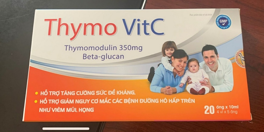 Thymo VitC Thymomodulin 350mg Akopha (H/20o/10ml) date 11/2025