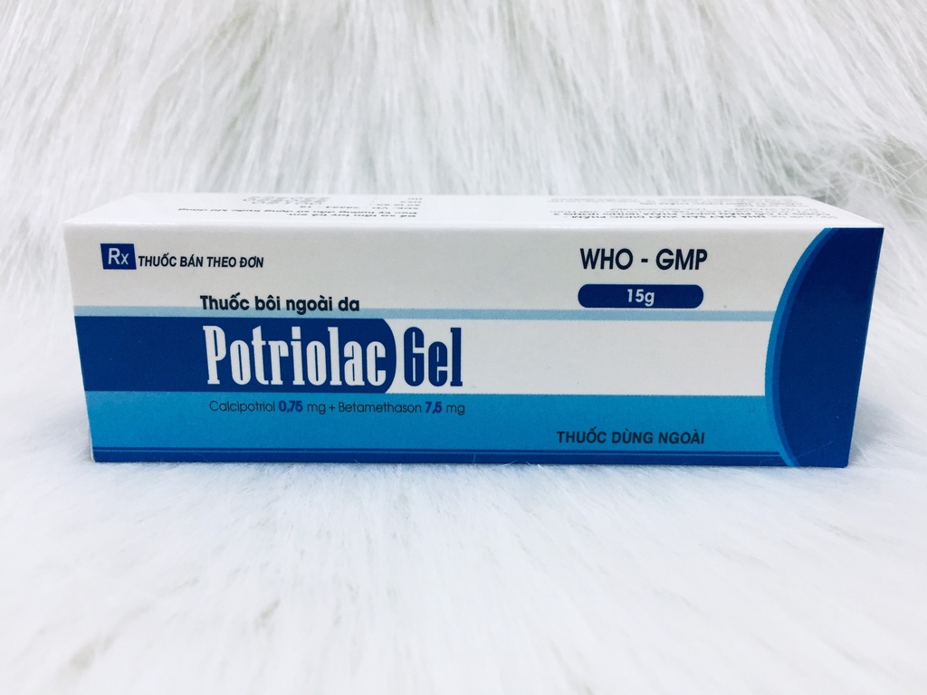 Thuốc bôi ngoài da Potriolac Gel TW2 (Tuýp 15g) xanh