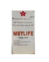 [T05927] Metlife 500mg/100ml metronidazol truyền tĩnh mạch BP Ấn Độ (Lọ 100ml)