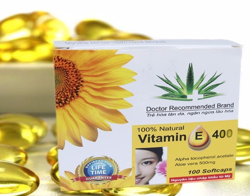 Vitamin E 400 hoa hướng dương MediUSA (H/100v)