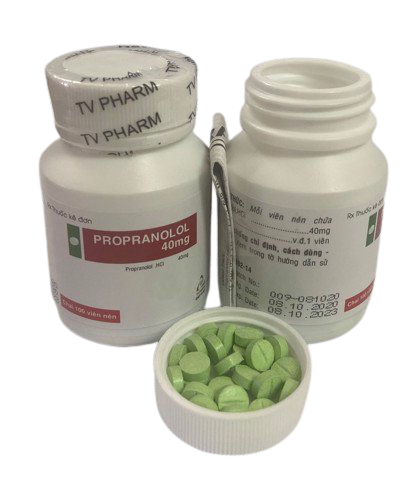 Propranolol 40mg Tv Pharm (Lọ/100v)