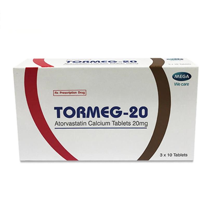 Tormeg Atorvastatin 20mg Mega (H/30v) 