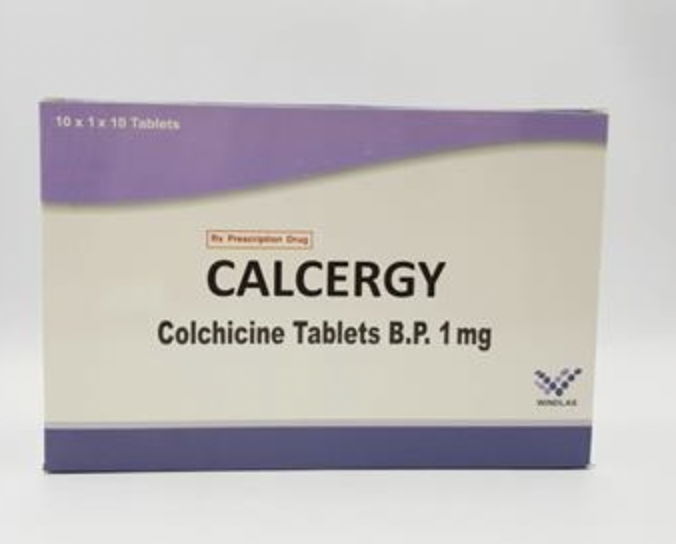 Calcergy Colchicine 1mg Ấn Độ (H/100v)