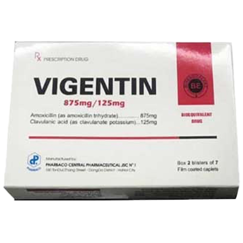 Vigentin 875mg/125mg TW1 (H/14v)