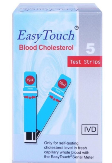 Easy Touch Blood Cholesterol Test Mỡ Máu Trịnh Gia (H/5c) date 03/2027