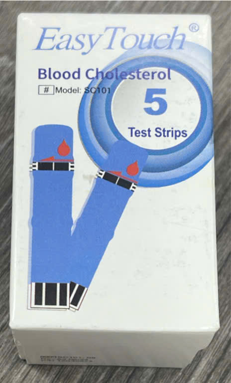 Easy Touch Blood Cholesterol Test Mỡ Máu Trịnh Gia (H/5c)