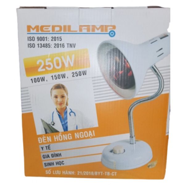 Đèn hồng ngoại trắng 250W Medilamp  (H/1c)