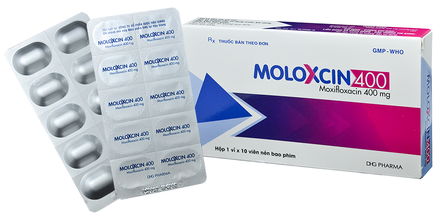 Moloxcin 400 moxifloxacin 400mg DHG (H/10v)