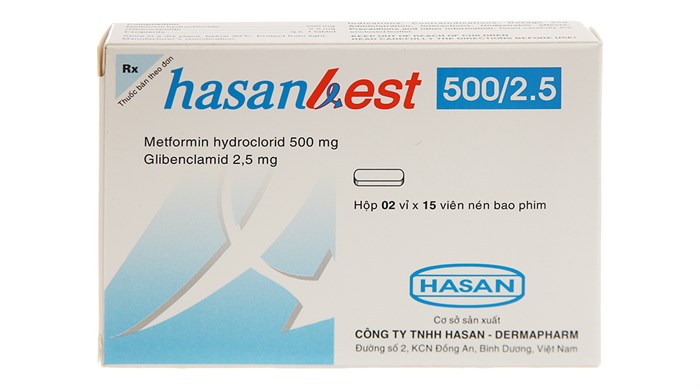 Hasanbest 500/2.5 metformin hydroclorid 500mg Hasan (H/30v)