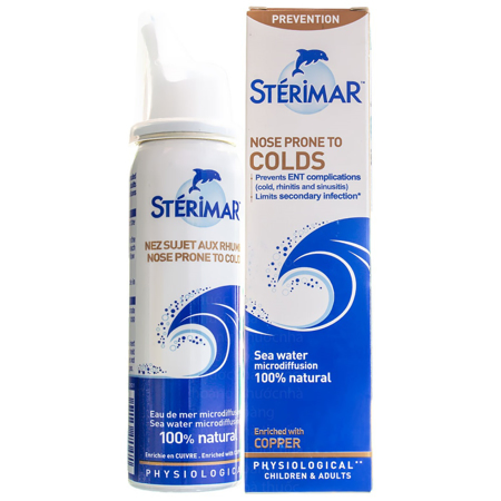 [T06255] Sterimar nose prone to colds xịt muối biển NL Fumouze(Lọ/50ml) Date 10/2026