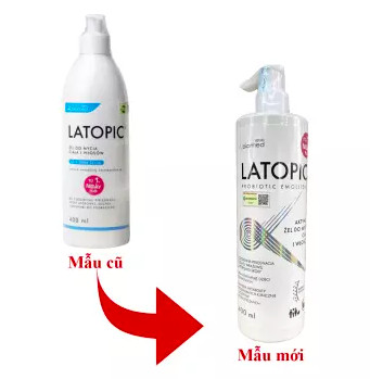 [T06358] Latopic Gel tắm gội dành cho da dị ứng/kích ứng (L/400ml) 